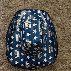 Bud Light Blue Cowboy Hat